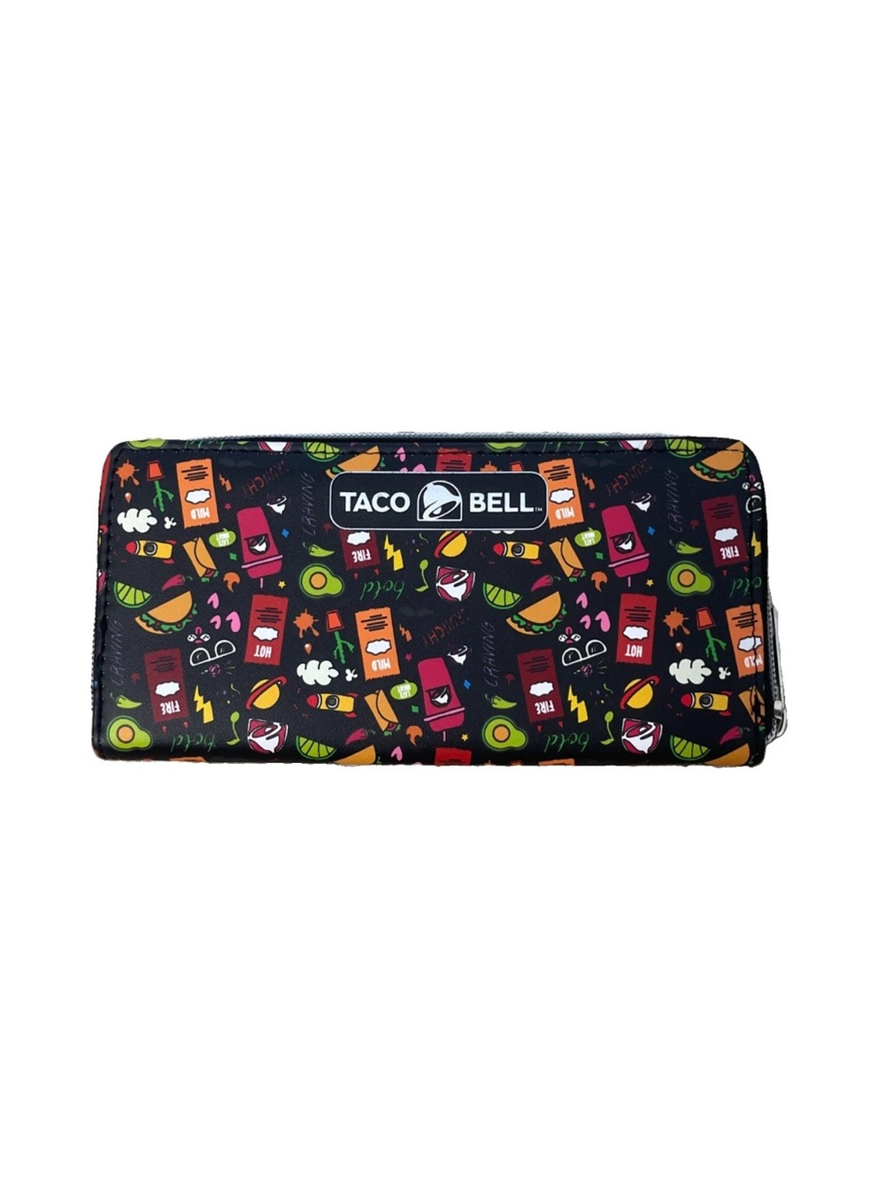 NWOT Taco Bell Zip Around Wallet Card Holder - Gift Ideas - Taco Lovers - Funny